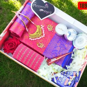 কান্ঞিবরন কাতান সফ্ট সিল্ক বেনারসি শাড়ি🥰প্রিমিয়াম শাড়ি কম্বো