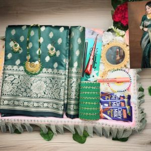 স্পেশাল কাতান পরীমণি গিফট  শাড়ি কম্বো SC-88