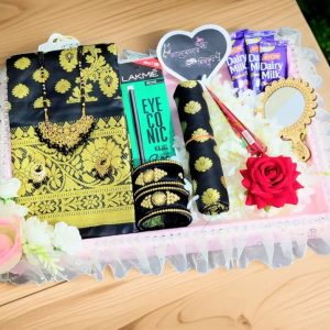 Black katan saree , tangailer saree . কালো শাড়ির , কম্বো প্যাকেজ