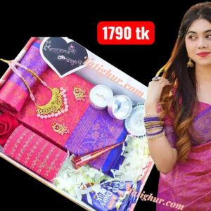 কান্ঞিবরন কাতান সফ্ট সিল্ক বেনারসি শাড়ি🥰প্রিমিয়াম শাড়ি কম্বো