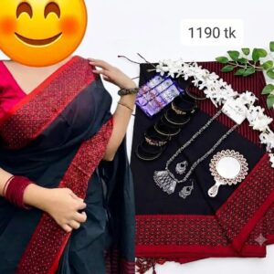 Premium Silk Saree Combo Gift Pack"গিফট প্যাকেজ (আরামদায়ক ও পাতলা)