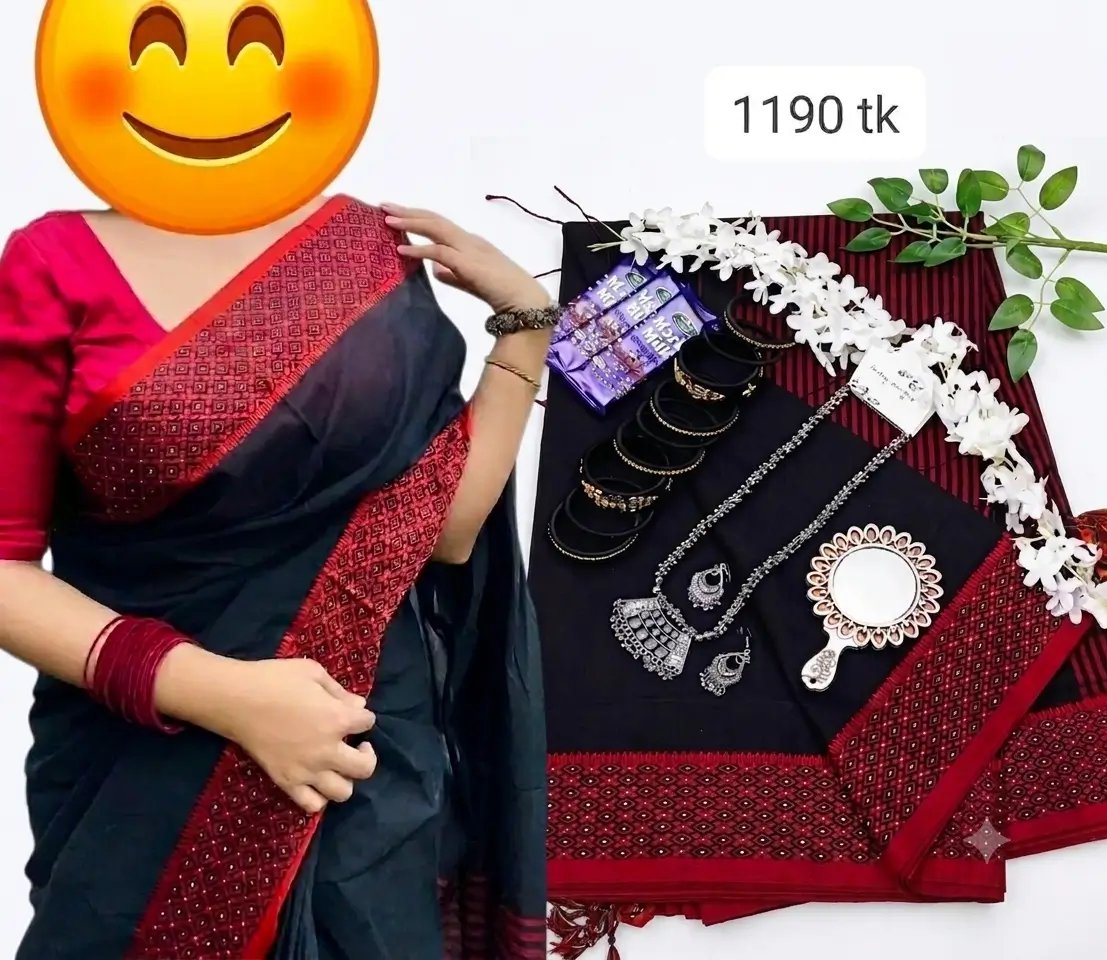 Premium Silk Saree Combo Gift Pack"গিফট প্যাকেজ (আরামদায়ক ও পাতলা)